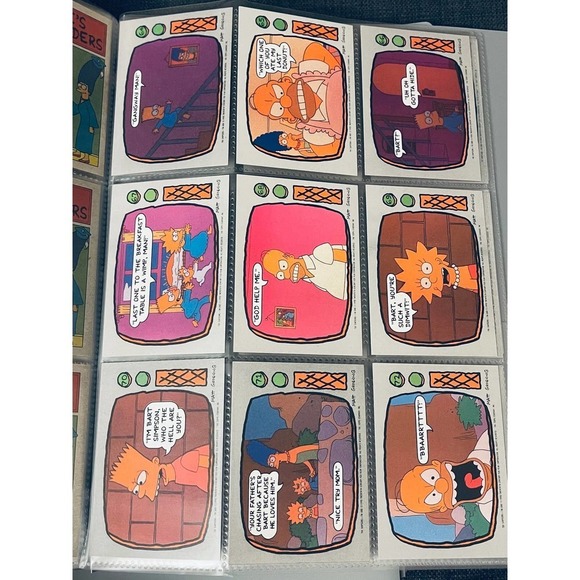 NEW - 1990 The Simpsons Topps Trading Cards - Complete Set - Picture 3 of 10